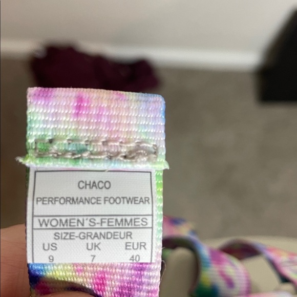 Chaco | Women’s Chillos Slide Women Light Tie Dye Size 9 NWT - Picture 5 of 5